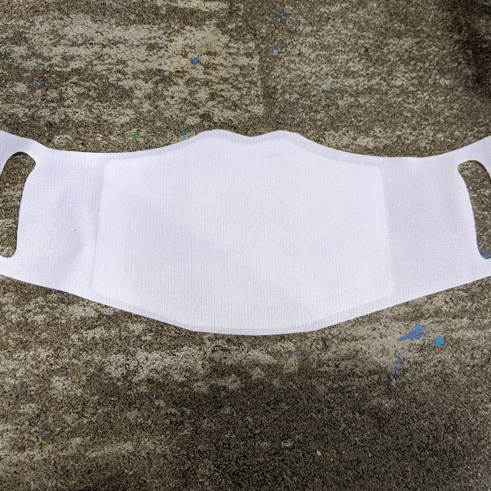 Face mask washable reusable (White)